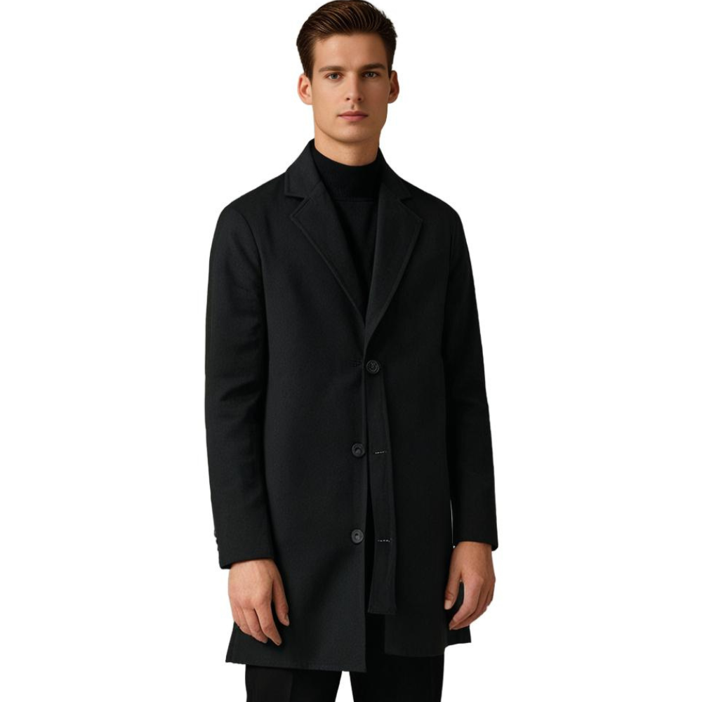 Orvand | Manteau d'hiver pour homme – Élégant manteau en laine mélangée, veste chaude et isolée