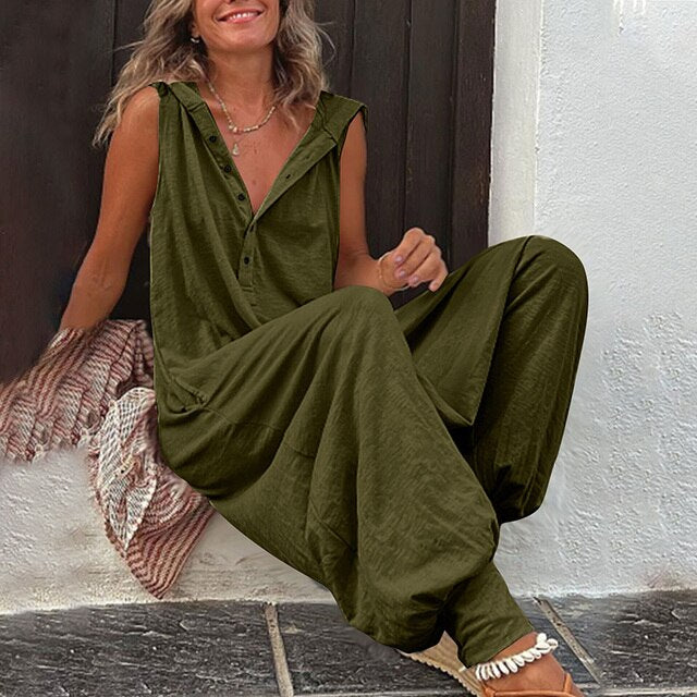 Era | Chique jumpsuit voor dames – Elegante jumpsuit met wijde pijpen