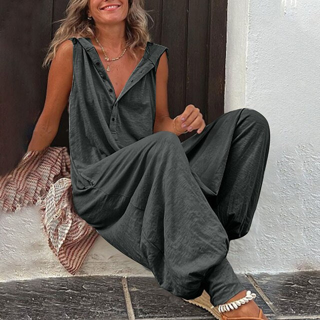 Era | Chique jumpsuit voor dames – Elegante jumpsuit met wijde pijpen