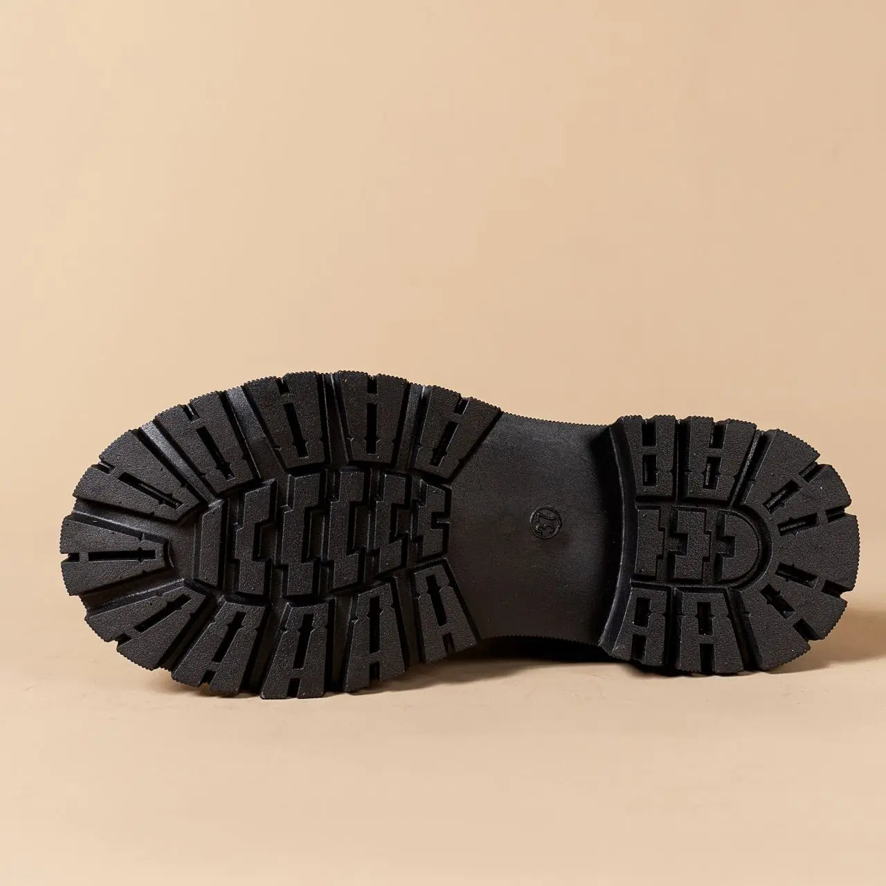 VexStep | Bottines Chelsea à plateforme antidérapantes en cuir pour femmes - Bottines imperméables et confortables