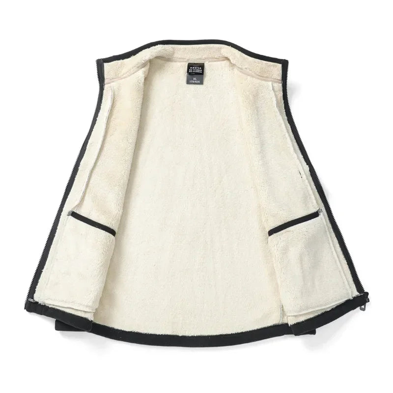 Norric | Warm mouwloos vest voor heren – Lichtgewicht vest met fleecevoering