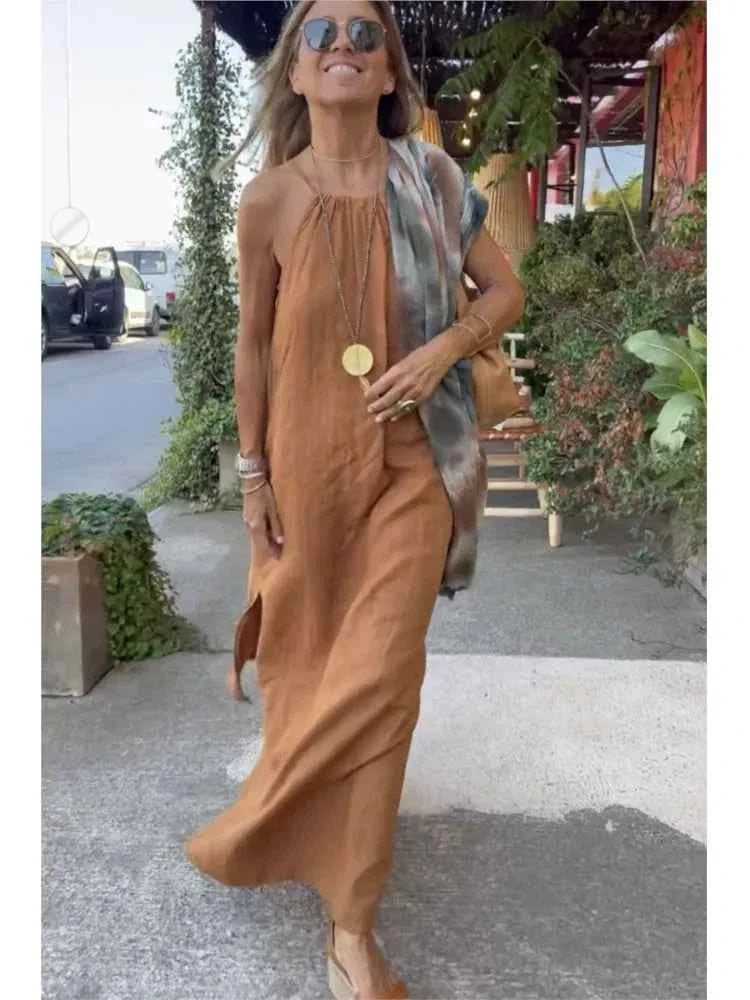 Sonnet | Chique halterjurk voor dames – Elegante mouwloze outfit voor feestjes