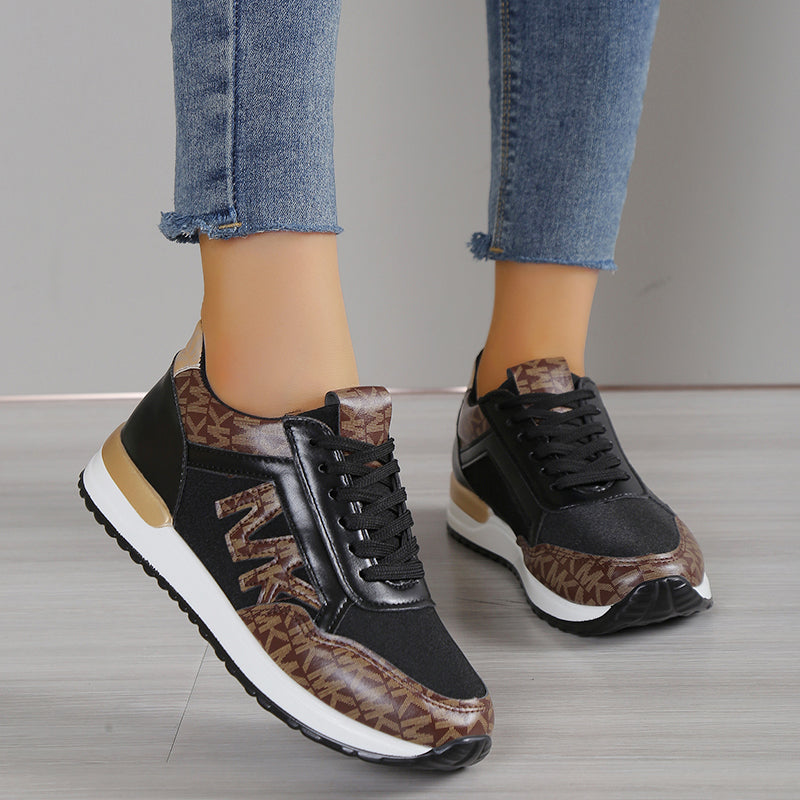 Basha | Comfortabele damessneakers  Ademende orthopedische wandelschoenen