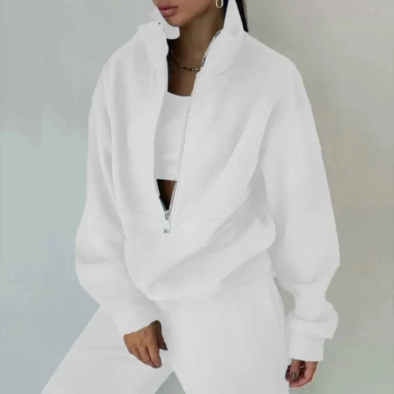 Ilvara | Moderne loungewearset voor dames – zachte, warme trui en broek om thuis in te relaxen