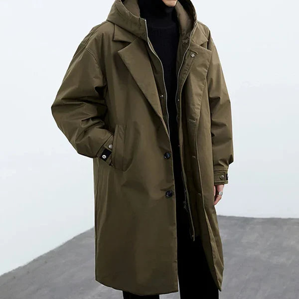 Zevric | Hochwertige, wasserdichte Schutzjacke mit Kapuze, strapazierfähige Outdoor-Jacke