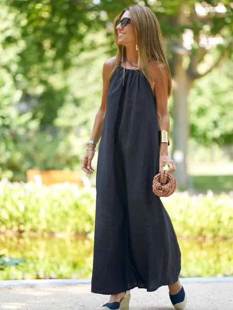 Sonnet | Chique halterjurk voor dames – Elegante mouwloze outfit voor feestjes