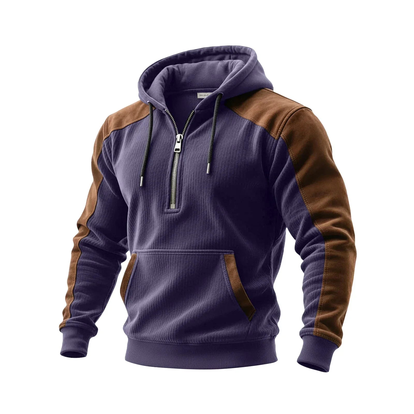 Lumeon | cHerenhoodiejack met ritssluiting, casual sweatshirt met capuchon