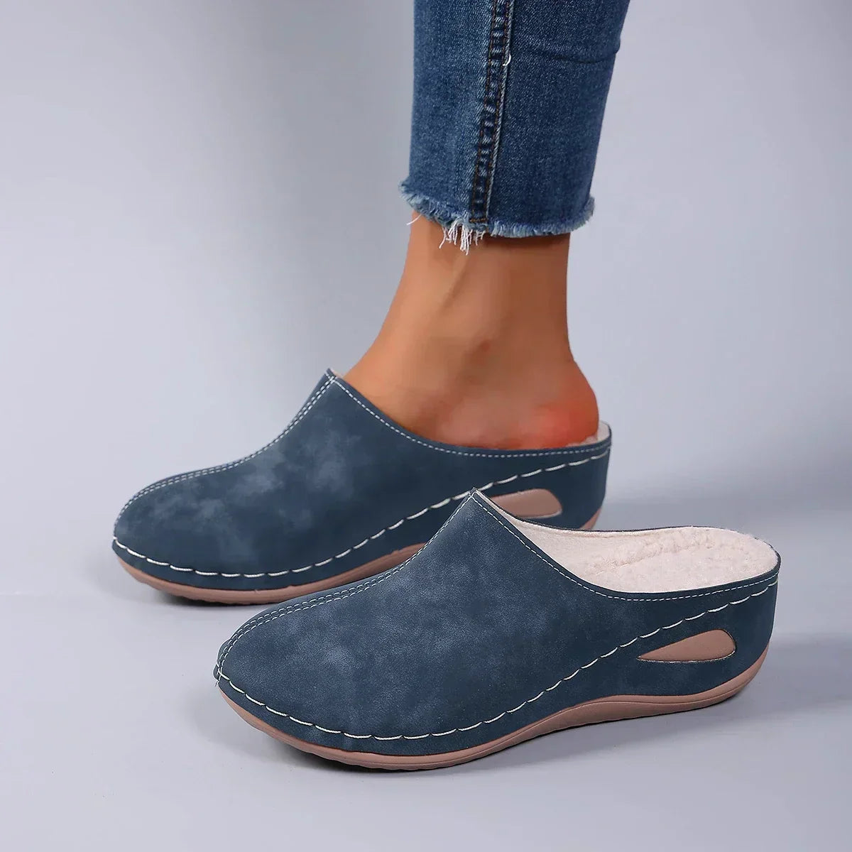 Demora | Instapslippers voor dames – zacht gevoerde comfortabele pantoffels, lichtgewicht en cozy slippers