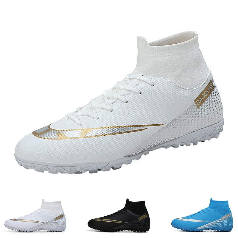 GripStrike | Herren-Fußballschuhe mit hohem Schaft – Atmungsaktive Outdoor-Fußballschuhe, rutschfeste Kunstrasenschuhe