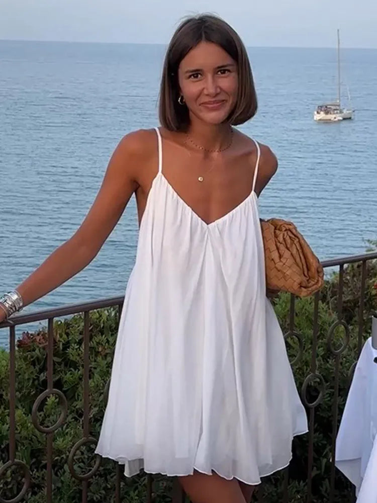 Amelnia | Dames zomerjurk – elegante casual zwierige sundress, lichte strand- en alledaagse outfit