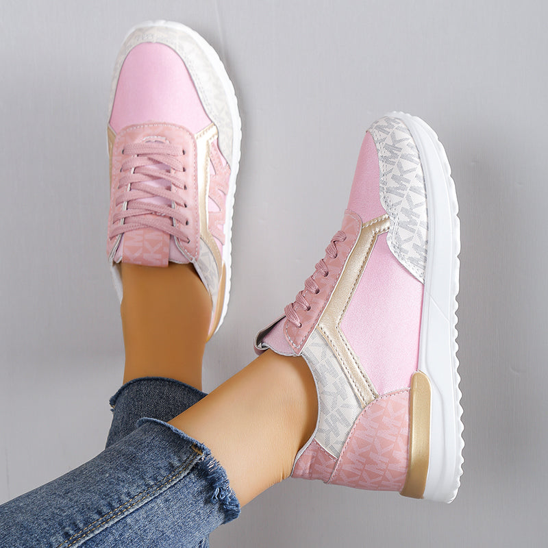 Basha | Comfortabele damessneakers  Ademende orthopedische wandelschoenen