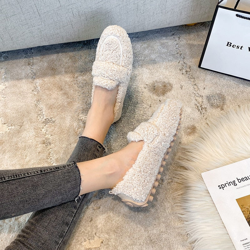 Melira | Pantoufles chaudes et moelleuses pour femmes – Chaussures d'intérieur douces et confortables