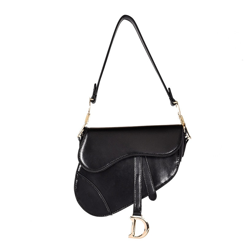 Cavessa | Luxuriöse Damentasche – Satteltasche aus PU-Leder, elegante Designer-Handtasche für Damen