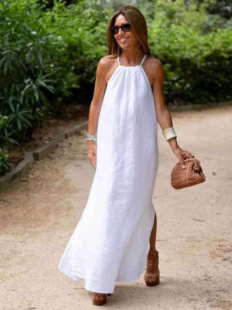 Sonnet | Chique halterjurk voor dames – Elegante mouwloze outfit voor feestjes