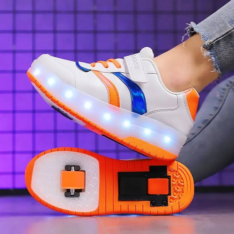 Rollix | Zweirad-Rollschuhe – Strapazierfähige Outdoor-Skatingschuhe