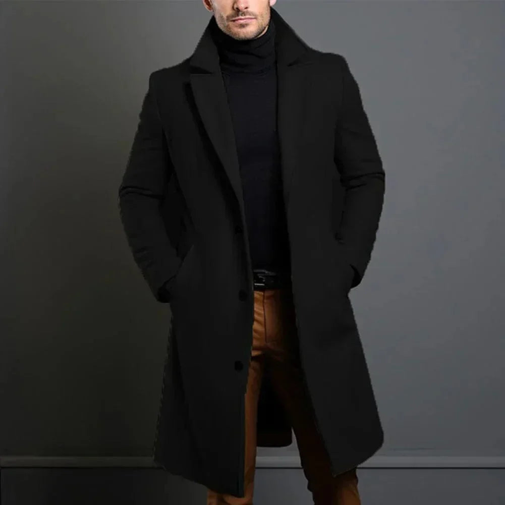 Cristan | Klassieke trenchcoat voor heren – Waterdichte overjas voor herfst en winter, elegante bovenkleding