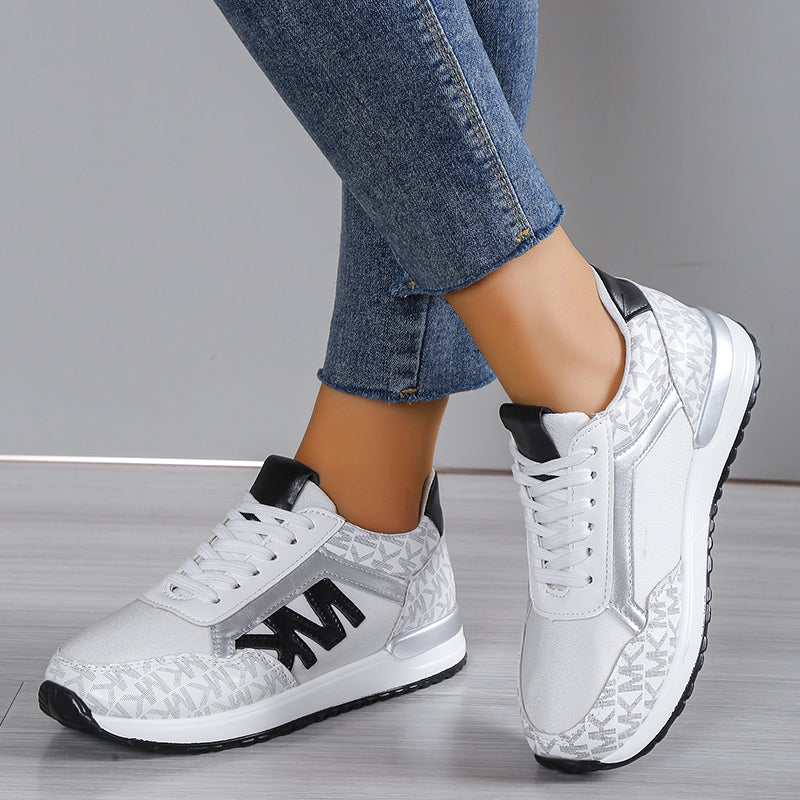 Basha | Comfortabele damessneakers  Ademende orthopedische wandelschoenen