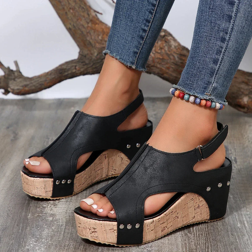 Archeva | Escarpins compensés orthopédiques - Chaussures de soutien pour un usage quotidien 