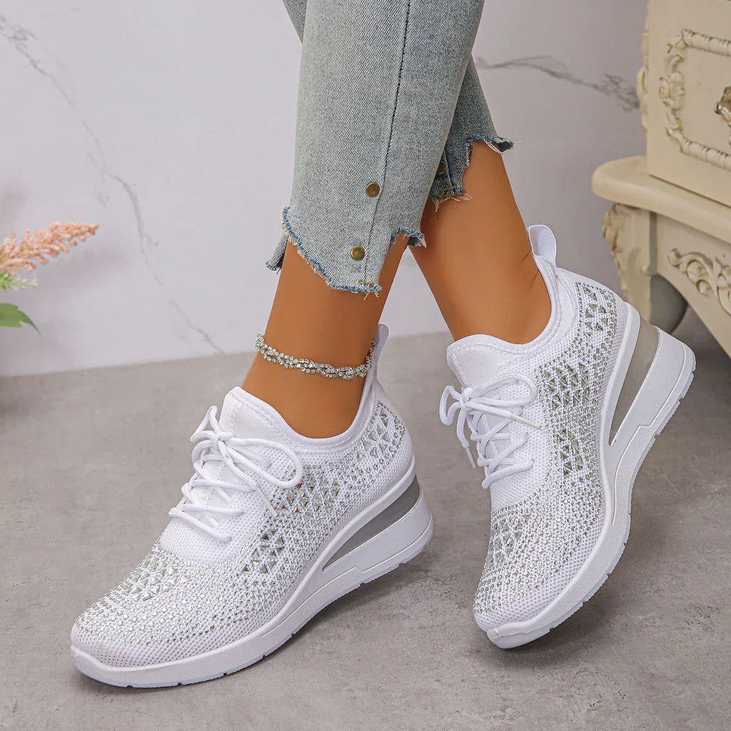 Telira | Lichtgewicht sneakers met sleehak voor dames – Ademende, stijlvolle schoenen voor dagelijks gebruik