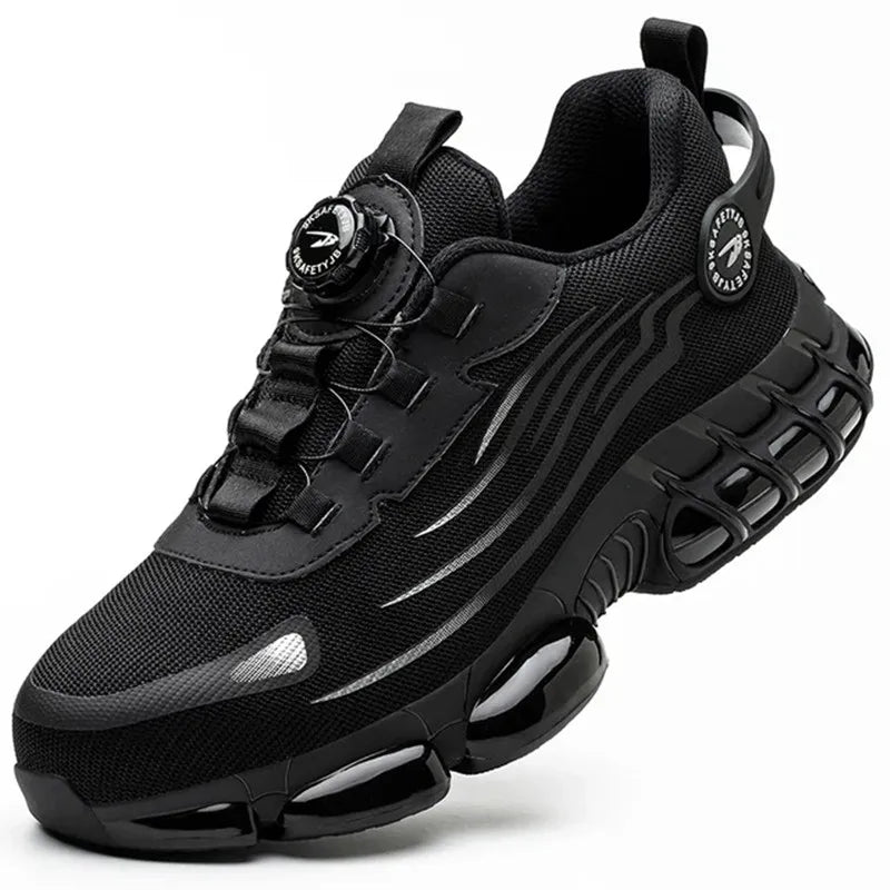 SafeStride | Orthopedische S3-veiligheidsschoenen voor heren – antislip, ademende werksneakers