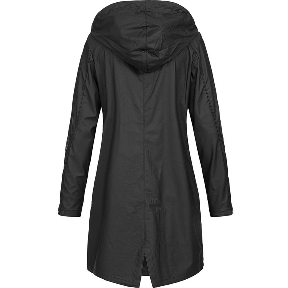 Eefje | Imperméable à capuche, léger, coupe-vent, veste décontractée pour les activités de plein air et les voyages