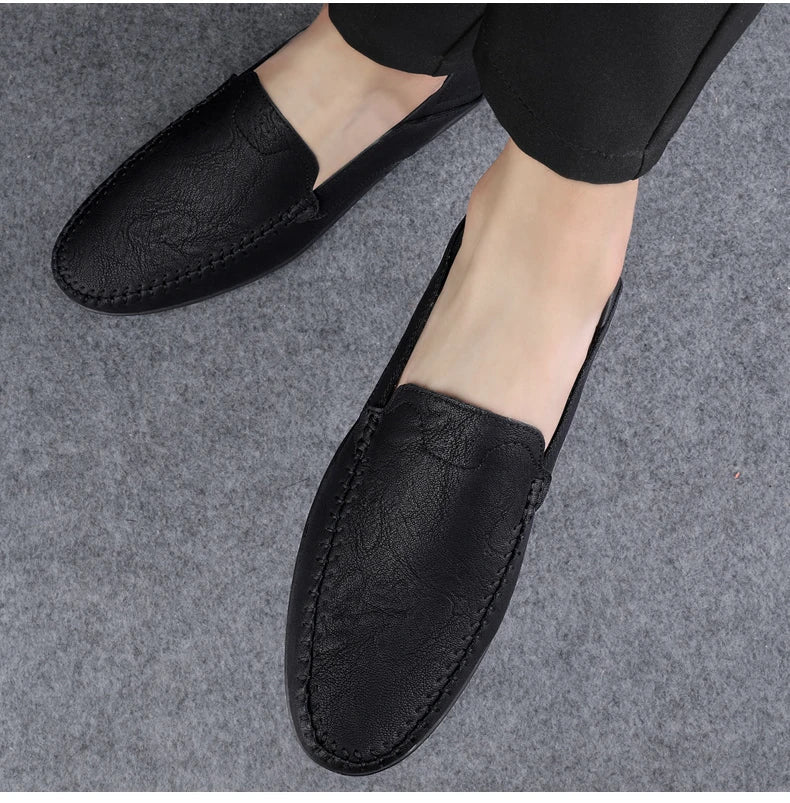 UrbanLoaf | Heren PU Leren Loafers – Casual Instap Dress Schoenen