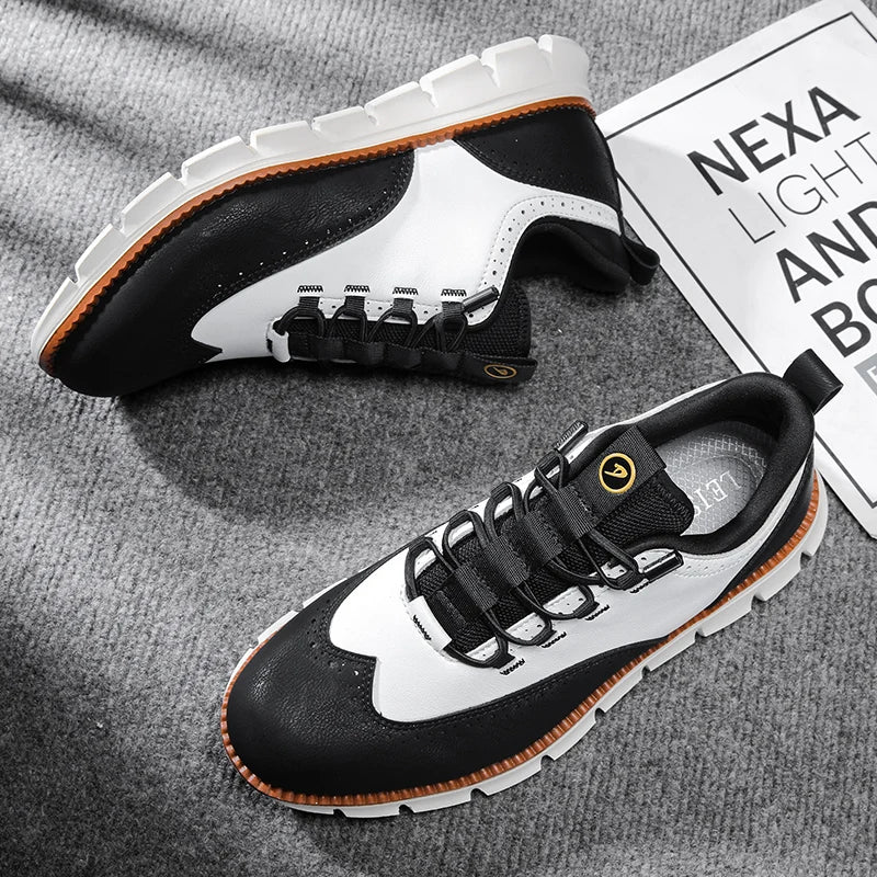 Apex | Heren schoenen van echt leer met veters, elegante zakelijke en smart casual schoenen