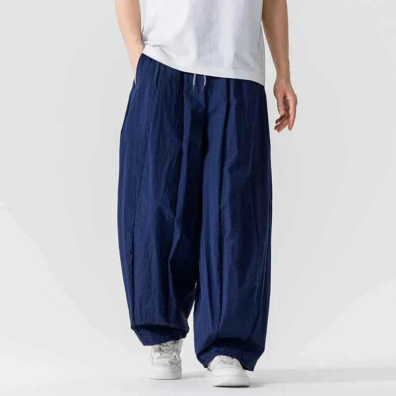 Olya | Nimbus-parachutebroek voor heren – Y2K-joggingbroek met baggy pasvorm en cargo-zakken