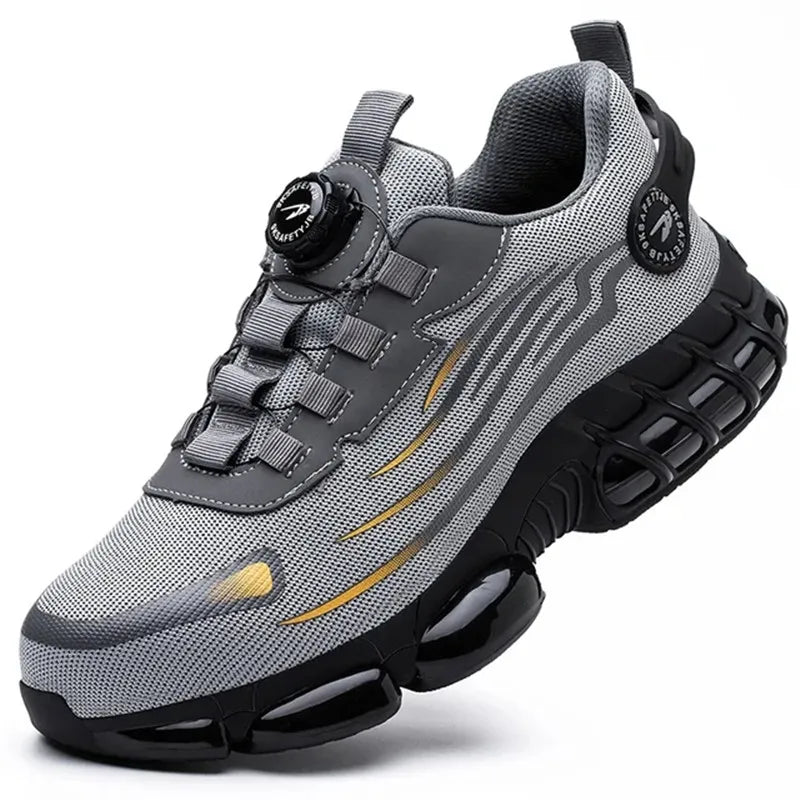 SafeStride | Orthopedische S3-veiligheidsschoenen voor heren – antislip, ademende werksneakers