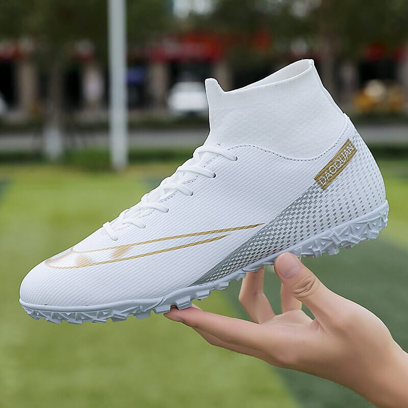 GripStrike | Herren-Fußballschuhe mit hohem Schaft – Atmungsaktive Outdoor-Fußballschuhe, rutschfeste Kunstrasenschuhe