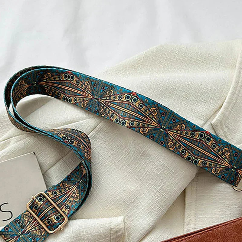 Classtra | Sac bandoulière classique en cuir, bandoulière ajustable à motifs, grande capacité