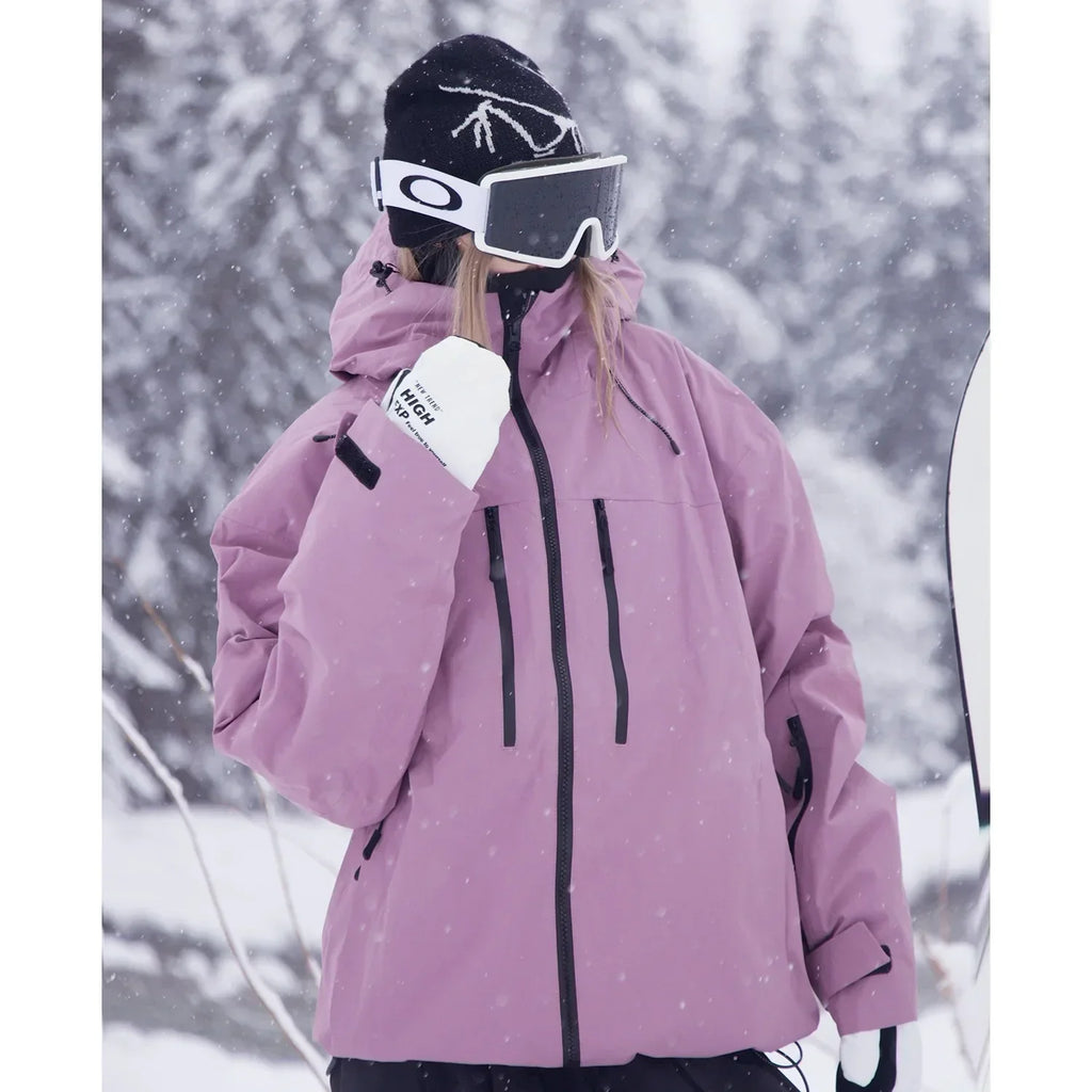 Skyward | Unisex-Skijacke – wasserdichte, gefütterte, winddichte und vielseitige Winterjacke mit Kapuze für Outdoor-Aktivitäten