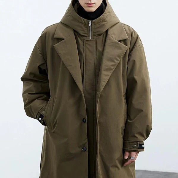 Zevric | Hochwertige, wasserdichte Schutzjacke mit Kapuze, strapazierfähige Outdoor-Jacke