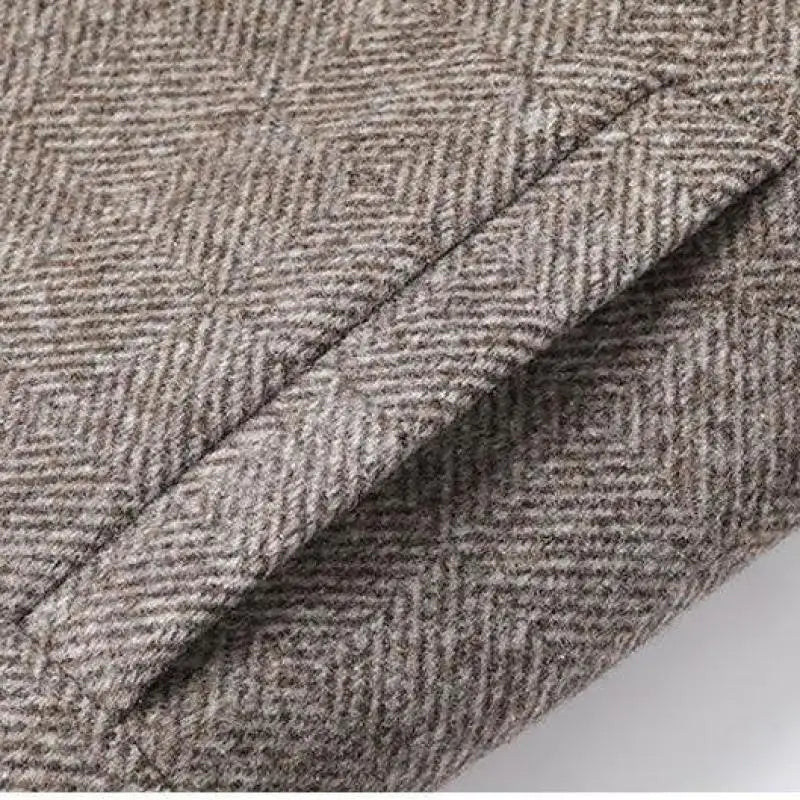 Irynnor | Luxuriöser Wollmantel für Herren – durchgehender Reißverschluss, hochwertiger, warmer Wintermantel