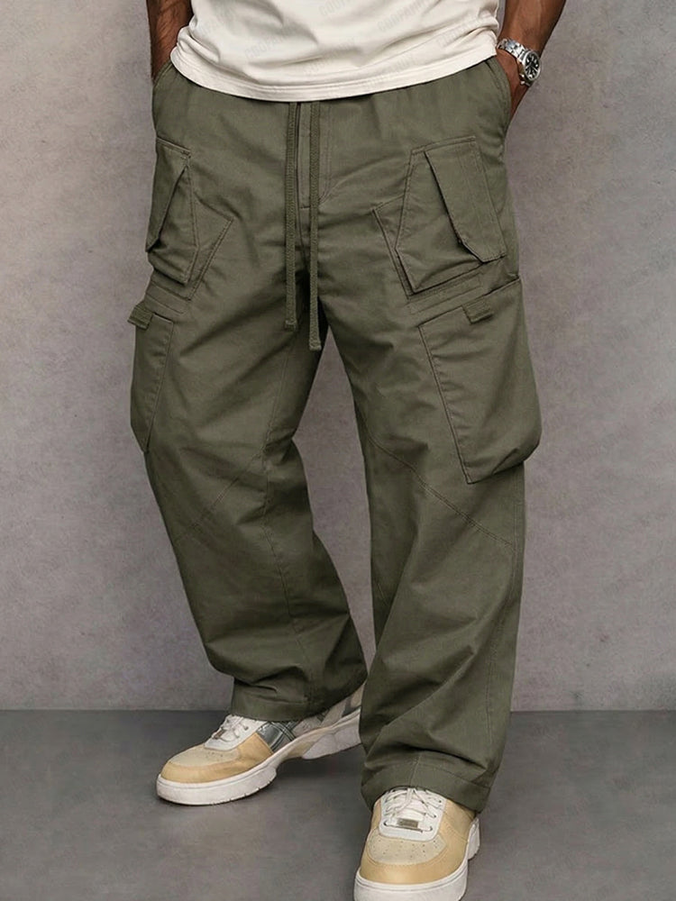 Virek | Cargo-broek voor heren – Casual slim fit broek met meerdere zakken