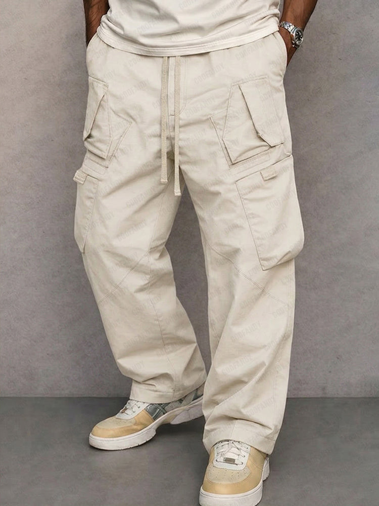 Virek | Cargo-broek voor heren – Casual slim fit broek met meerdere zakken