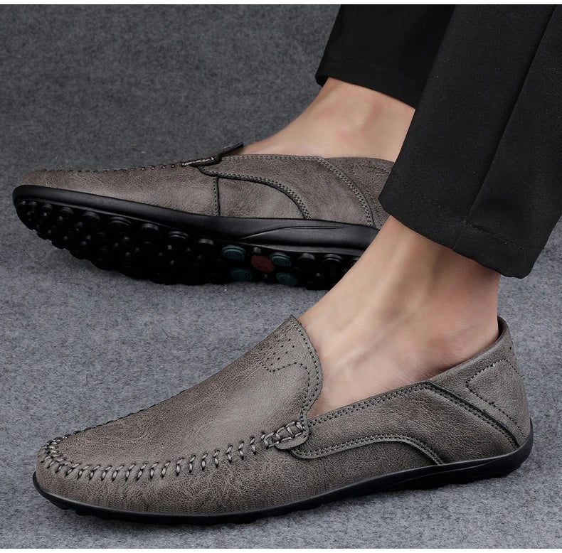UrbanLoaf | Heren PU Leren Loafers – Casual Instap Dress Schoenen