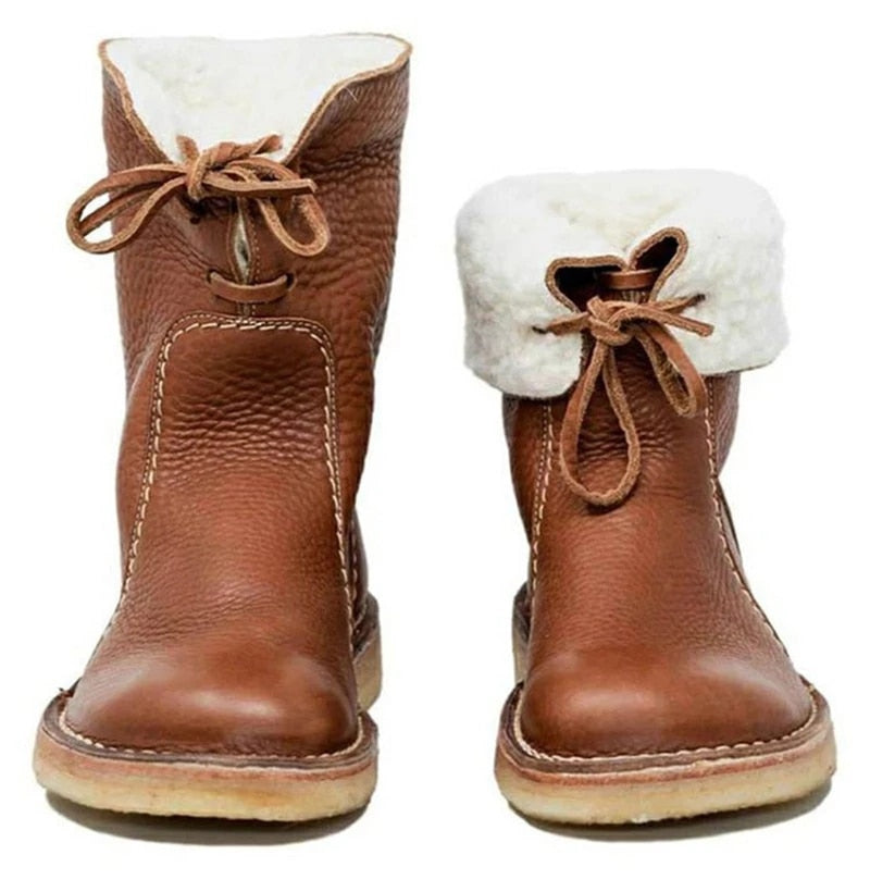 Bootique | Wasserdichte Winterstiefel mit Fellfutter für Damen – rutschfeste, isolierte, warme Schneestiefel