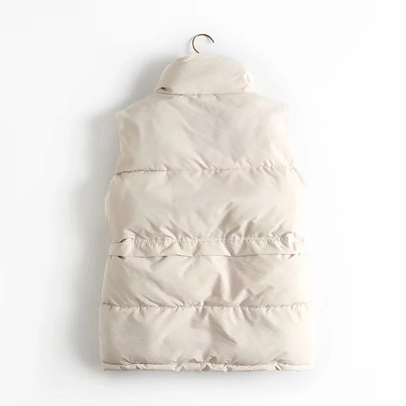 Jaelis | Gilet sans manches matelassé pour femme - Veste élégante sans manches, légère et chaude, style doudoune