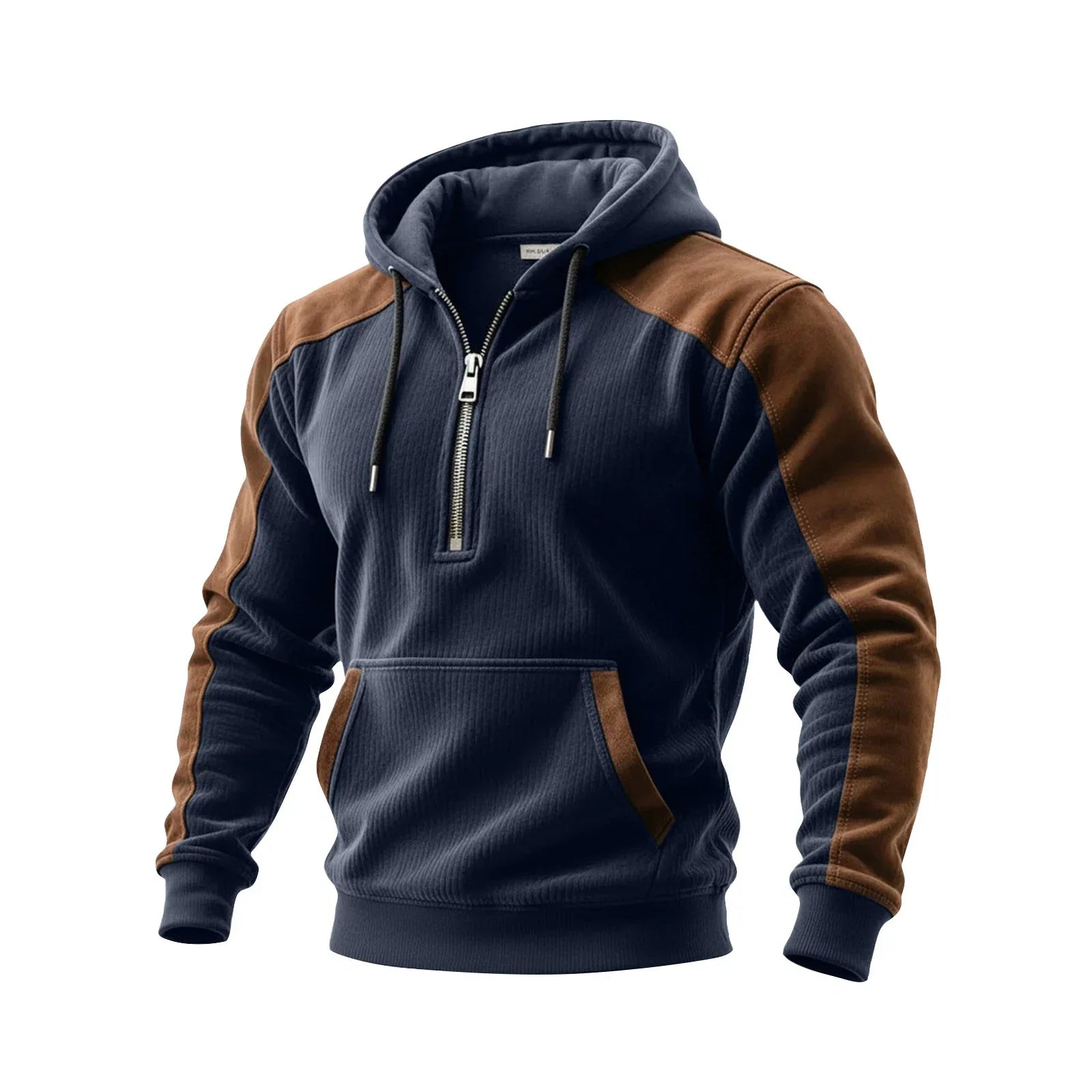 Lumeon | cHerenhoodiejack met ritssluiting, casual sweatshirt met capuchon