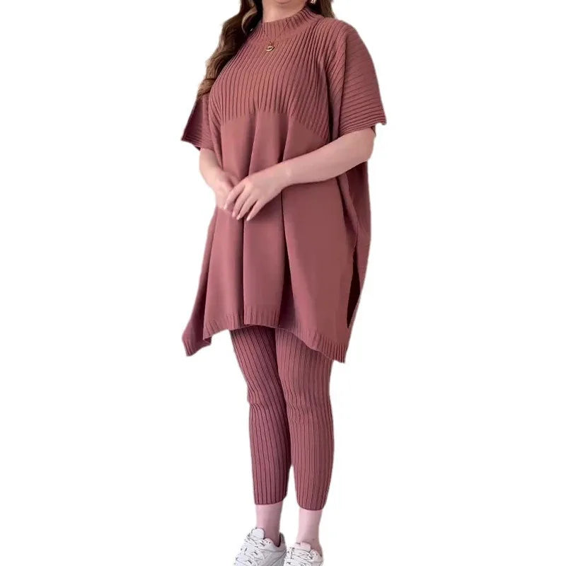 Jania | Casual tweedelige set met vleermuismouwen voor dames – Lichte zomeroutfit