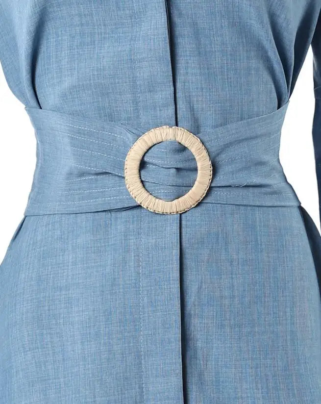 Zeya | Asymmetrische lentejurk voor dames – Elegante midi-jurk