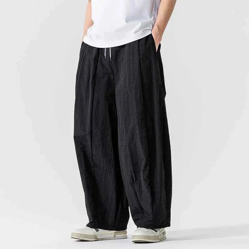 Olya | Nimbus-parachutebroek voor heren – Y2K-joggingbroek met baggy pasvorm en cargo-zakken