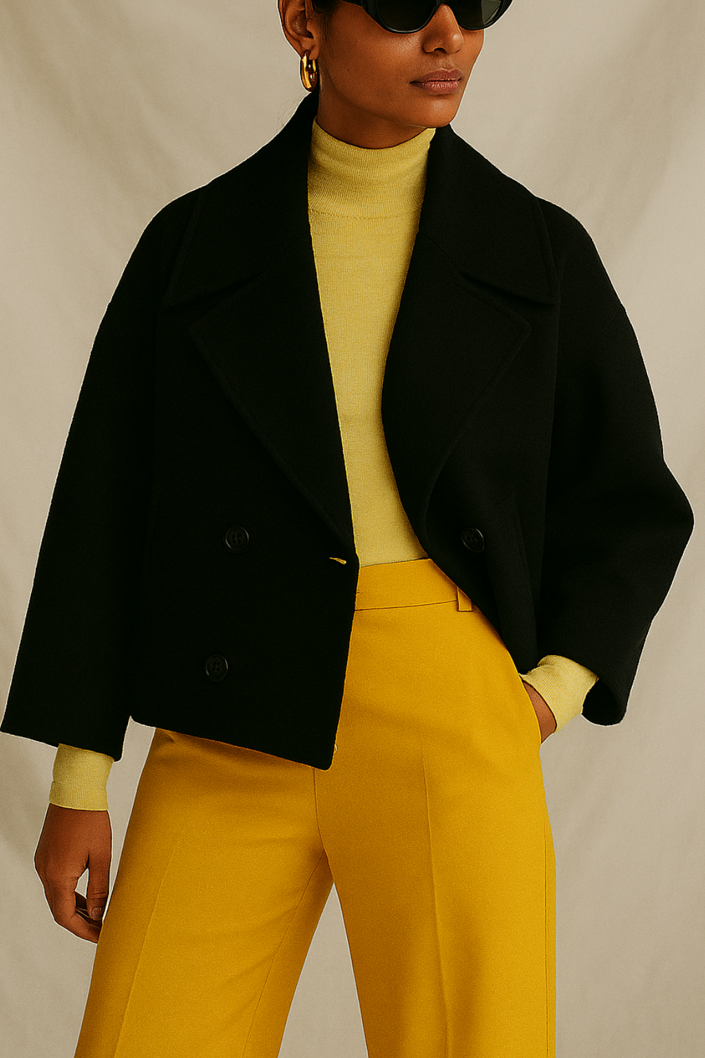 Anneli | Eleganter Blazer mit doppeltem Verschluss – Locker sitzende, lange Jacke für Frühlings- und Herbstoutfits