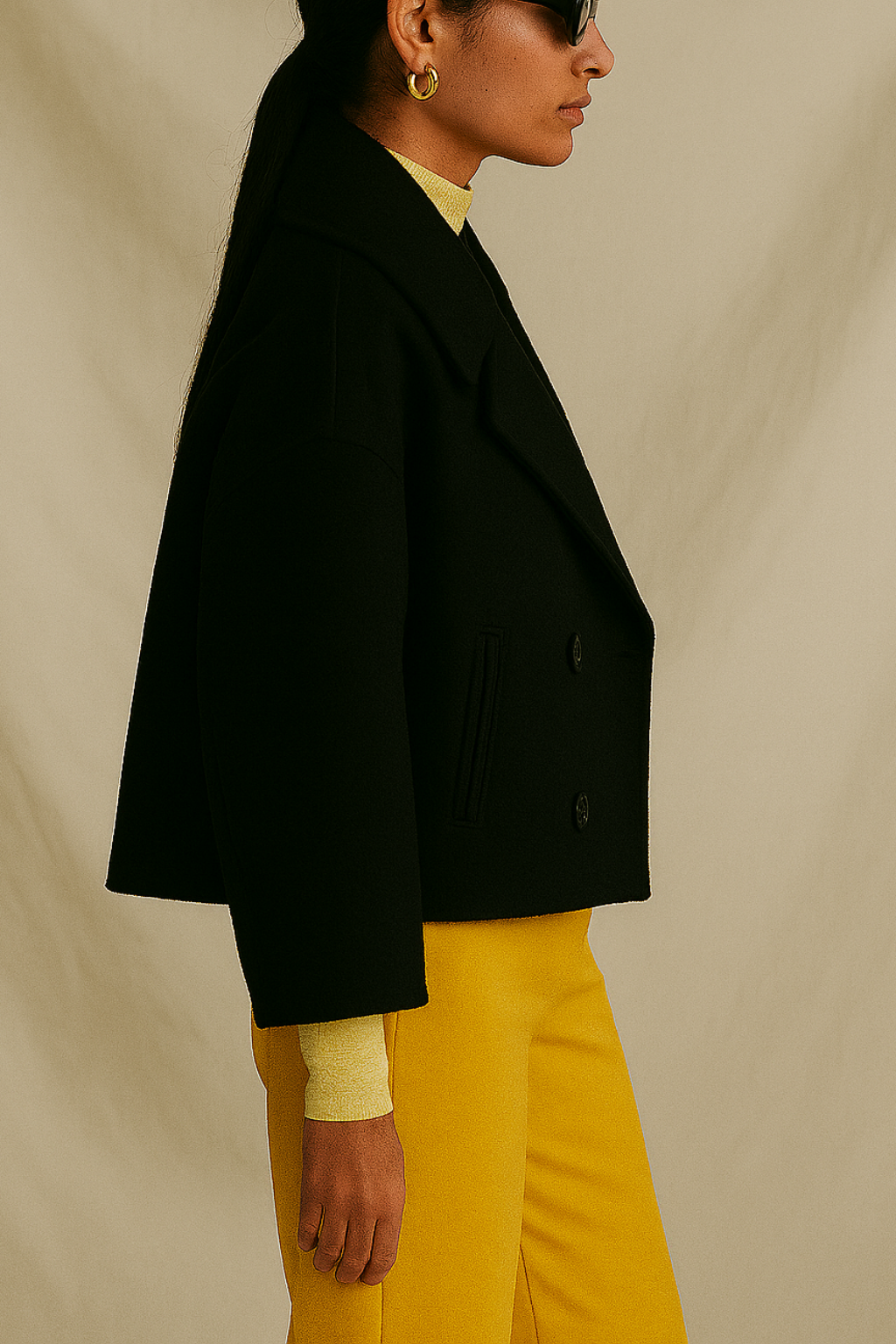 Anneli | Eleganter Blazer mit doppeltem Verschluss – Locker sitzende, lange Jacke für Frühlings- und Herbstoutfits
