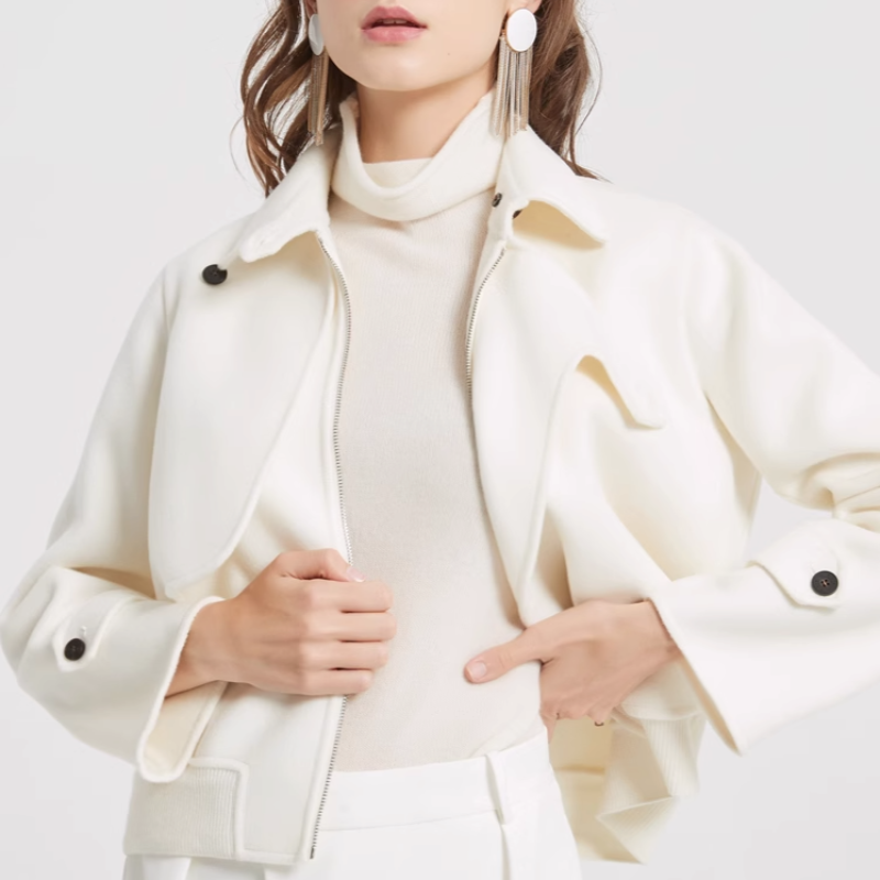 Virielle | Manteau élégant en laine pour femme – doux, chaud et stylé
