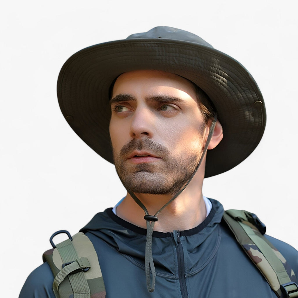 ShieldCap | Waterdichte anti-UV-buckethoed – Zonbescherming Outdoor Vissen Strand Regenhoed