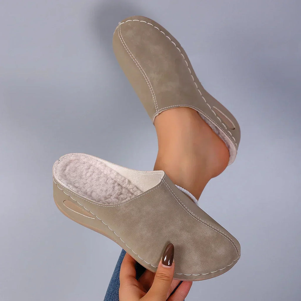 Demora | Instapslippers voor dames – zacht gevoerde comfortabele pantoffels, lichtgewicht en cozy slippers