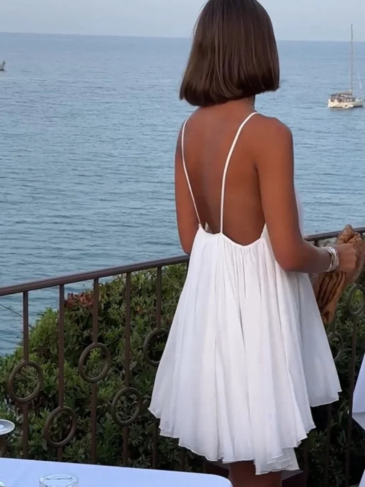 Amelnia | Dames zomerjurk – elegante casual zwierige sundress, lichte strand- en alledaagse outfit