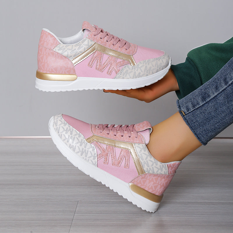 Basha | Comfortabele damessneakers  Ademende orthopedische wandelschoenen